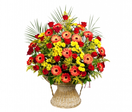 â™¥Bouquet of Flowersâ™¥ - colorful, bouquet, flowers, vase