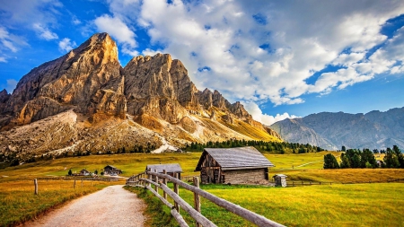 farm land - nature, fun, mountain, cool, field