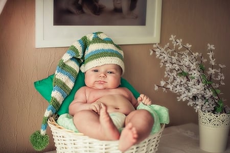 â™¥ - pure love, cute, baby, flowers, love, newborn, babies