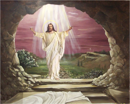 The glory of GOD - resurrection, christ, jesus, risen, god