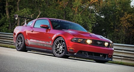 Muscle Mustang's Top 10 Ford Mustangs in America  for 2013 - Kenny Brown, Red, Spolier, 2011