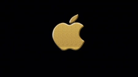 gold apple - mac, gold, apple, windows