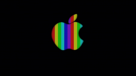 rainbow apple - windows, rainbow, color, apple, mac