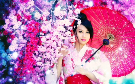 Geisha in Pink