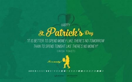 St. Patrick's Day - irish, st patricks, march, holiday