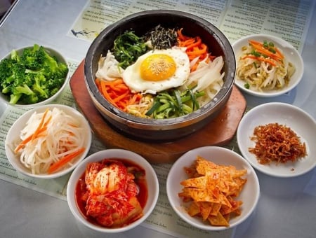 Korean Bibimbap - foods, cool, fun, korean bibimbap, yummy, entertainment