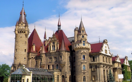 Moszna Castle - fun, cool, castle, architecture, medieval