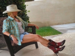 Cowgirl Relaxing