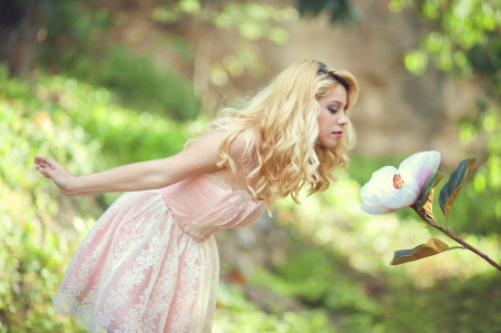 Hello Beautiful ♥ - beautiful, photography, girl, beauty, spring, flower, nature, woman, blond