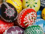 Colorful Painted Easter Eggs