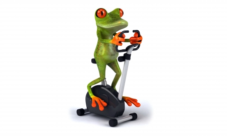 â™¥Funny 3D Frogâ™¥ - funny, cute, frog, 3d