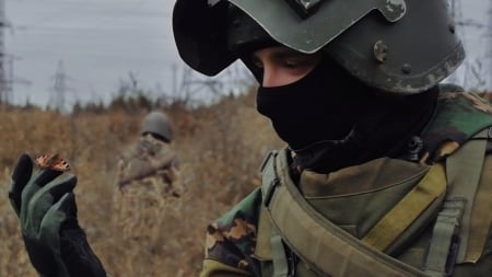 Russian soldiers - russia, soldier, field, military