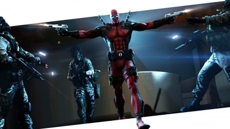 DEADPOOL - deadpool, guns, hero, 3d