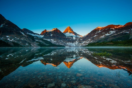 mountain lake - lake, cool, fun, nature, mountain