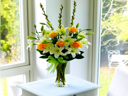 SPRING FRESHNESS - vase, spring, elegance, arrangement