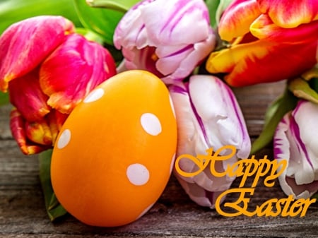 Happy Easter - Happy, Egg, Flowers, Happy Easter, Eggs, Flower, Easter