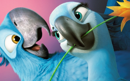 Rio 2 - musical, animated, 2014, amazon, rio 2, blue, rainforest