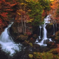 Amazing Autumn Waterfall