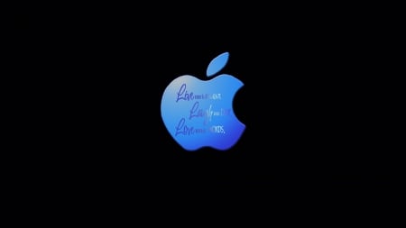 blue apple quote - blue, windows, mac, apple, quote