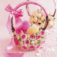 â™¥ Easter  rose basket â™¥