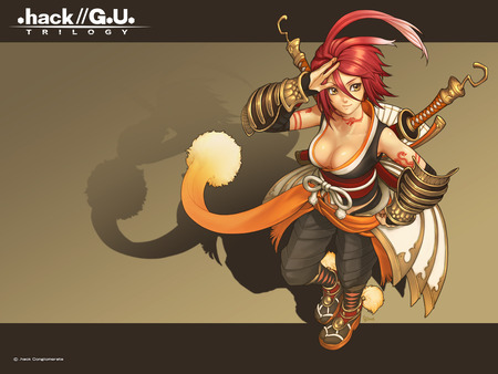 Alkaid - member of the demon palace, alkaid, twin blade, hack gu trilogy, game, anime