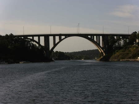 The skanstullsbridge - concrete, water, bridge