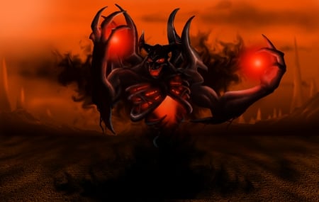 red devil - scary, soul, lost, strong