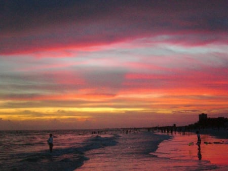 Siesta Key FL - sunset, summer, beach, beautiful