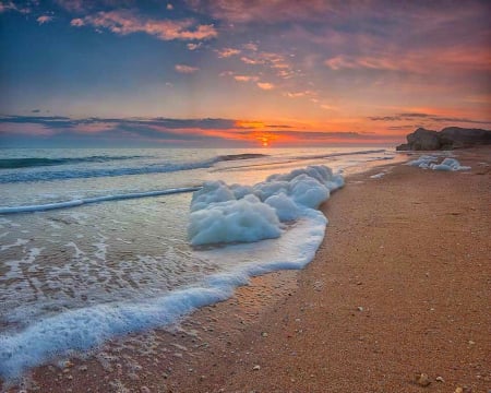 Beach - sands, nature, beach, sky