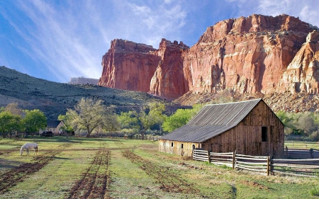 Barn in the Canyons