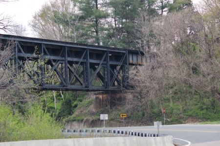 Train Trestle - train, trestle, spring, transportation