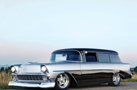 1956-Chevy-210-Handyman - classic, bowtie, wagon, gm