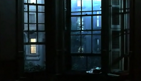 Evening is coming - home, window, evening, blue, lights