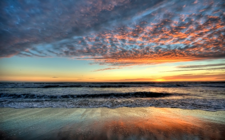 Sea - cloud, sky, sea, sun