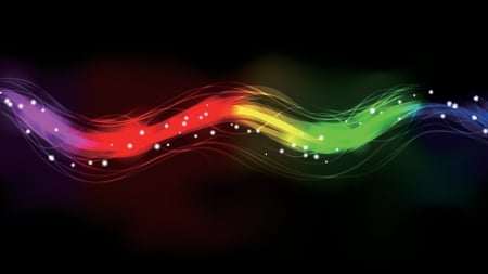 Blurry Abstract Neon Spectrum - spectrum, abstract, multicolor, blurry, neon, grpahics, vector