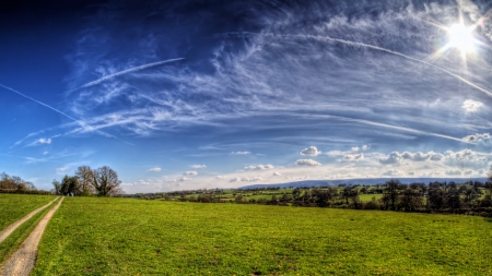 Sky - cloud, sky, nature, grass