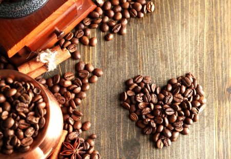 Coffee Beans - Coffee Bean, Beans, Coffee Beans, Heart, Hearts, Brown, Coffee