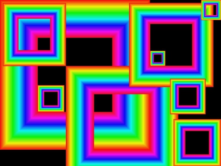 rainbow boxes - 22657, colors, rainbows, squares