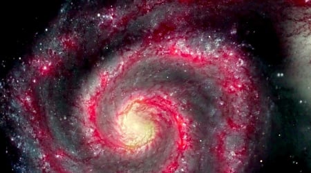 spiral galaxy - dark, galaxy, matter, spiral