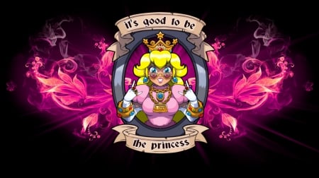 Peach Bling - cute, video games, super mario bros, princess peach, nintendo