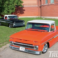 1966-and-1964-Chevy-C10's