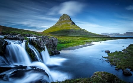 The Mystic North - nature, blue, sky, mystic