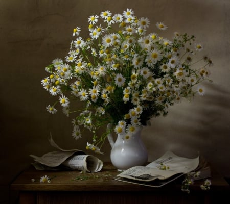 Still life - flowers, vase, nature, soft