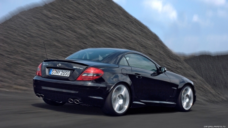 Mercedes Benz SLK 55 AMG - sports, slk 55, amg, car, benz, mercedes