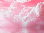 Amazing pink clouds