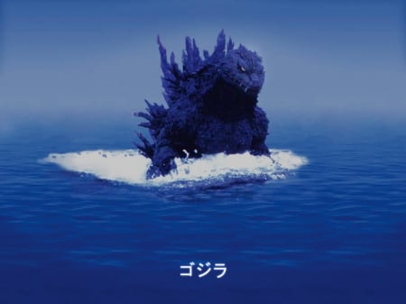 GODZILLA - beast, sea, godzilla, monster