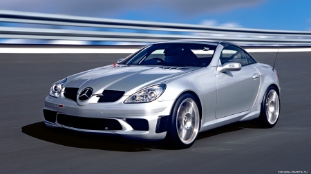 2006 Mercedes Benz SLK 55 AMG - sports, slk 55, amg, car, benz, mercedes