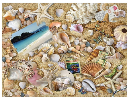 SEASHELLS BY THE SEA SHORE - seashells, wallpaper, sand, seashore