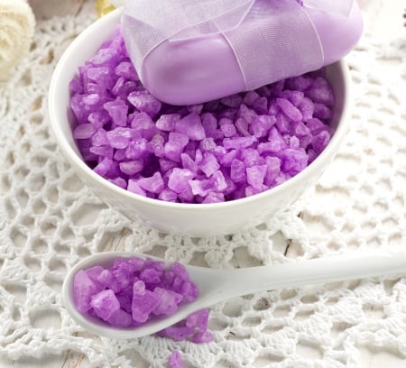 ♥Lavender Spa♥ - salt, lavender, soap, spa