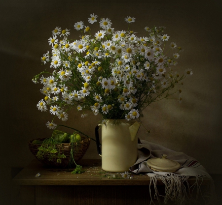 Still life - flowers, vase, nature, soft